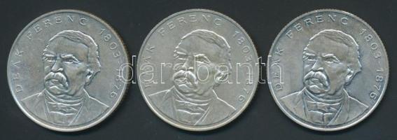 1994. 200Ft Ag "Deák" (3x) T:2