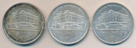 1993. 200Ft Ag (3x) "MNB" T:2,2-