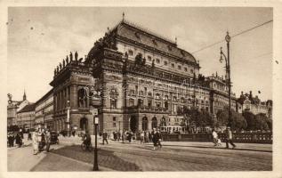 Praha National theatre, tram station