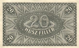 1920. 20f (3x) eltérő színváltozatok T:II,II-