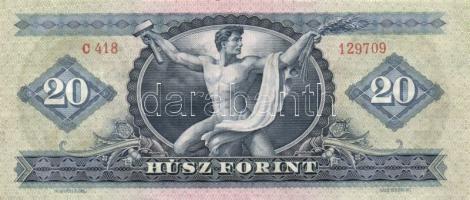 1969. 20Ft (3x) + 980. 20Ft (5x) T:II,II-