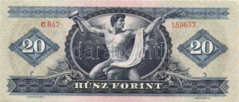 1969. 20Ft (3x) + 980. 20Ft (5x) T:II,II-