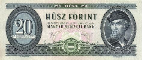 1969. 20Ft (3x) + 980. 20Ft (5x) T:II,II-