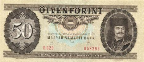 1975. 50Ft (2x) + 1986. 50Ft + 1989. 50Ft T:II+,II