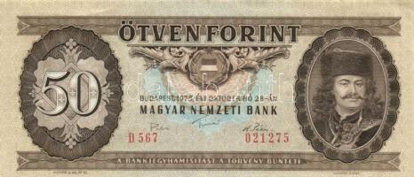 1975. 50Ft (2x) + 1986. 50Ft + 1989. 50Ft T:II+,II