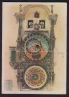 Praha Orloj mechanical card