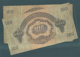 1944. 100P "A Vöröshadsereg Parancsnoksága" (2x) T:III