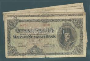 1945. 50P (8x) közte nagyon alacsony sorozatszámúak és eltérő színváltozatok is T:III,III-