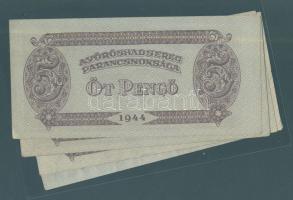 1944. 5P "A Vöröshadsereg Parancsnoksága" különböző változatok közte (6x) T:II,II-