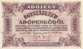 1946. 100.000AP (7x) közte eltérő színváltozatok is T:I,II