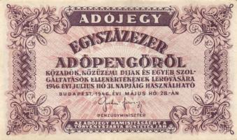 1946. 100.000AP (7x) közte eltérő színváltozatok is T:I,II