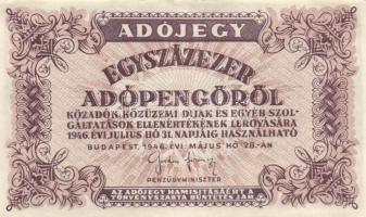 1946. 100.000AP (7x) közte eltérő színváltozatok is T:I,II