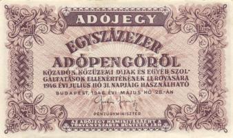 1946. 100.000AP (7x) közte eltérő színváltozatok is T:I,II