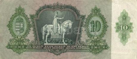 1936. 10P (8x) közte "*B" sorozat is és nagyon alacsony sorozatszámúak is T:II,II-,III