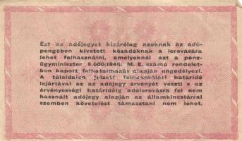 1946. 1.000.000AP fordított címer (5x) T:III