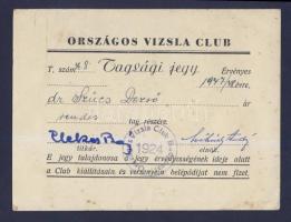 cca 1900 1960 14 darabos érdekes igazolvány tétel: légoltalmi, Vizsla-club, 45-ös szovjet, egyéb