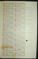 Nagyszeben 1907. "Nagy-Szebeni Földhitelintézet" Záloglevele 2000K-tól német és magyar nye...