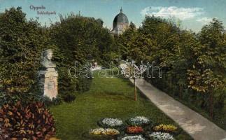 Opole castle garden with synagogue (EK)