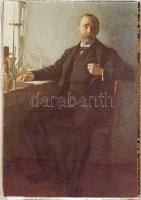 12 db modern városképes képeslap, (külföldi) közte: A. Nobel arcképe a björkborni Nobel-múzeumból, és Mátyás király szobra Kolozsvárról