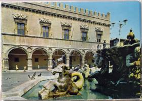 16 db olasz midern városképes képeslap (Rimini, Cremona, Lucca Peruggia, Bolzano, stb.)