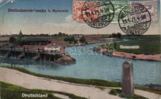 Myslowice triple border between Russia, Asutria and Germany (EK)