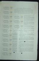 Nagyszeben 1892. "Nagyszebeni Általános Takarékpénztár" Záloglevele 100Ft-ról német és mag...