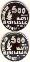 1984. 500Ft Ag "Nyári Olimpia / Los Angeles" PRÓBAVERET + 500Ft Ag "Nyári Olimpia / Los Angeles" T:PP Csak 50db! R! /  Hungary 1984. 500 Forint Ag "Summer Olympics / Los Angeles" "TRIAL STRIKE" + 500 Forint Ag "Summer Olympics / Los Angeles" C:PP Only 50 examples! RARE