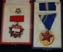 9db-ból álló kitüntetés tétel, mindegyik dísztokban: "Kiváló Munkáért" + 1964. "Munká...