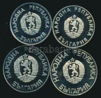 Bulgária 1987. 1L + 2L "XV. Téli Olimpia" + 1988. 1L + 2L "XXIV. Nyári Olimpia" ...