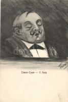 Theatregoer types, artist signed