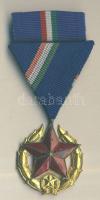 1951. "Közbiztonsági Érem" arany fokozata a rendőrség tagjai részére tokban, szalagsávval T:1