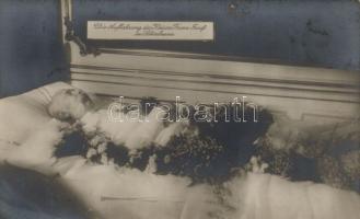Franz Joseph in coffin photo