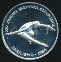 Lengyelország 1984. 200Zl Ag "XIV. Téli Olimpia / Sarajevo" T:PP /  Poland 1984. 200 Zlotych Ag "Winter Olympics / Sarajevo" C:PP