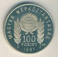 1981. 100Ft "1300 éves Bulgária" T:PP