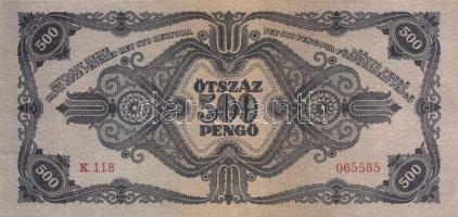 1945. 500P (3x) különböző színváltozatok T:I-,II