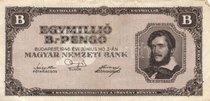 1946. 1.000.000BP (7x) T:II,II-,III