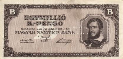 1946. 1.000.000BP (7x) T:II,II-,III