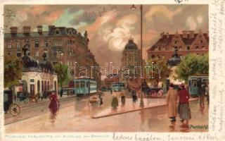 München Karlsplatz litho s: A. Paetzold