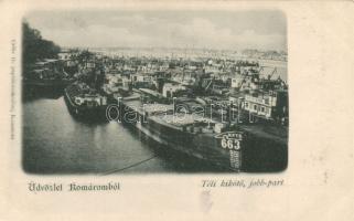 Komárom winter ship station