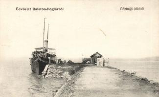 Balatonboglár gőzhajó kikötő