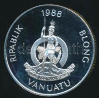 Vanuatu 1988. 50V Ag "XXIV. Nyári Olimpia" T:PP / 
Vanuatu 1988. 50 Vatu Ag "Summer O...