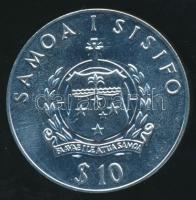 Samoa 1988. 10T Ag "XXIV. Nyári Olimpia" T:BU / 
Samoa 1988. 10 Tala Ag "Summer Olymp...