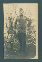 4 db katonai és 1 csendőr fotó. közte keményhátú is