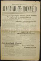 1956 A Magyar Honvéd november 23.-i száma a forradalom híreivel