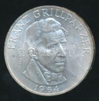 Ausztria 1964. 25Sch Ag "Franz Grillparzer" T:2 / Austria 1964. 25 Schilling Ag "Franz Grillparzer" C:XF