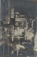 Engine house of a steamship in Pola photo