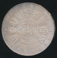 Ausztria 1963. 50Sch Ag "Tirol 600 éve egyesült Ausztriával" T:2 ph. /
Austria 1963. 50 Sc...