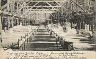 Királyhida Brucker Lager barracks interior