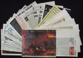 26db klf régi újság és újságkivágás