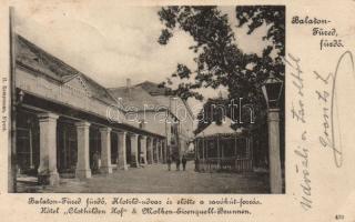 Balatonfüred-fürdő Klotild-udvar, savókút-forrás (EK)